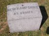 The New Hampshire Plot marker in the Gettysburg National Cemetery