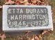 Etta Durant Harrington
