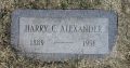 Harry C Alexander