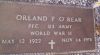 Orlando F O'Rear - Findagrave Memorial