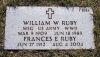 William W & Frances E (Cosgrove) Ruby